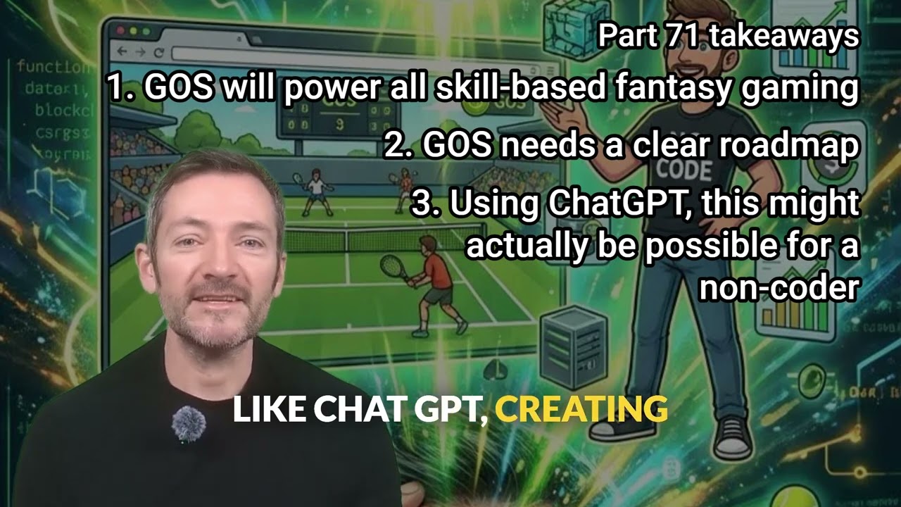 100 Day Startup Challenge - Insights from Day 71 - Building the GOS Token Roadmap