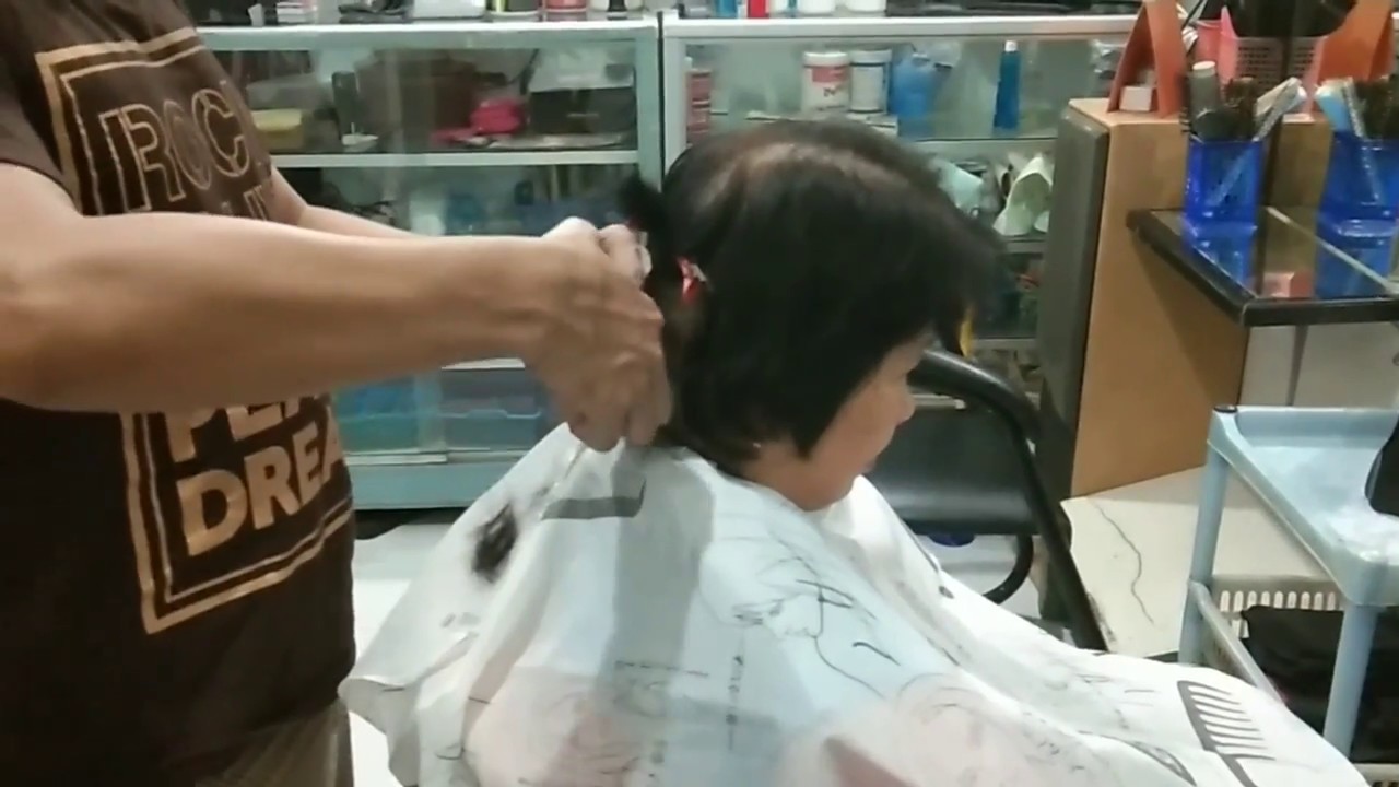  Potong  rambut  pendek  YouTube