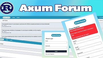Rust Axum Forum ( Begginer Friendly app ) - introduction - part 1