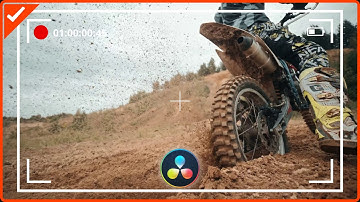 ใส่เอฟเฟกต์กล้องกำลังบันทึกวิดีโอแบบง่ายๆ ด้วยโปรแกรม DaVinci Resolve