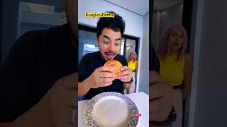 Kendi hamburgerini kaybetti 😂