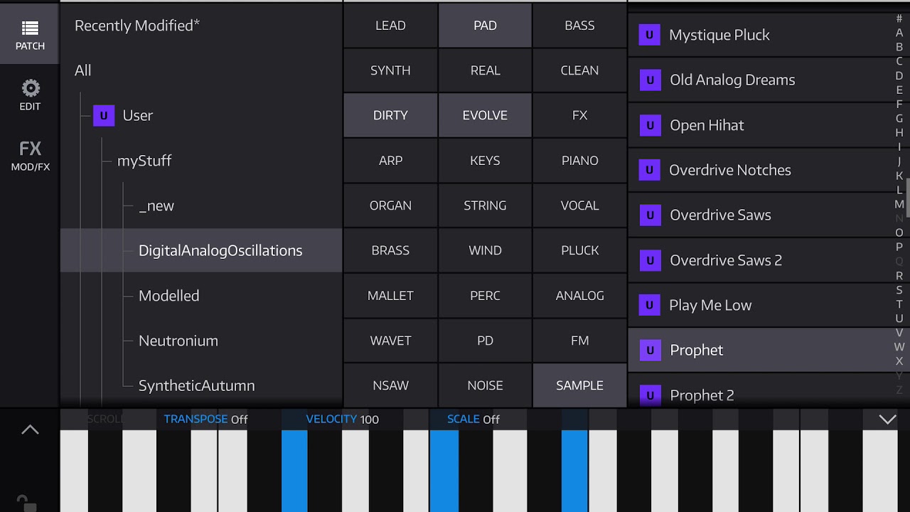 Nanostudio 2 - Digital Analog Oscillations Patch Bank - Demo