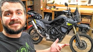 Why The Tenere 700 is so Uncomfortable & How To Fix It! | Handlebar Swap