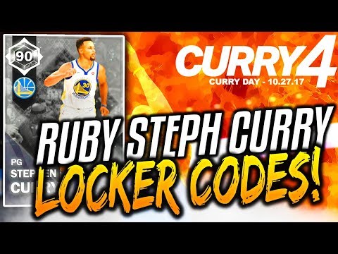 RUBY STEPH CURRY LOCKER CODES! NBA 2K18 MyTEAM FREE STEPH CURRY & MORE! 2K18 LOCKERCODES!