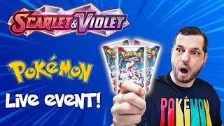 SCARLET & VIOLET + CROWN ZENITH LIVE BREAK OPENING! + MORE @PokiLee