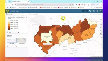 Plotting maps in Qgis and DHIMS2