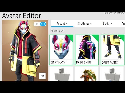 Making Drift From Fortnite A Roblox Account Youtube