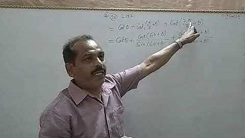 Lecture 22, Trigonometric function Exercise 3.6 Q 8(Ist - IV) Balaji prakashan By H S Khare CGIC