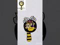 sprunki oc Zippy the Bumble bee V2 from Zoopals #drawing #incrediboxsprunki #sprunki