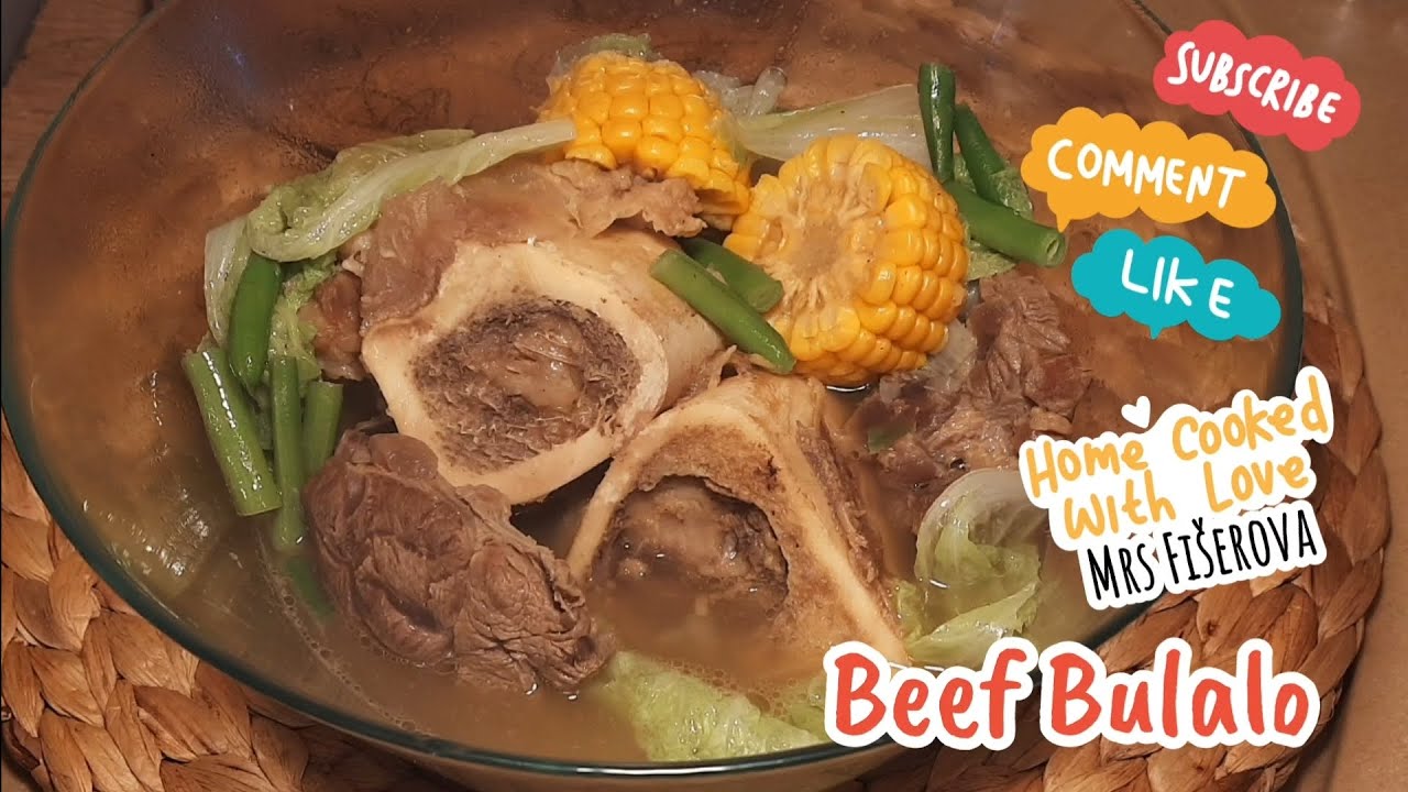 Pinoy Beef Bulalo Bone Marrow Soup, Best Beef Recipe Recept na hovězí polévku YouTube