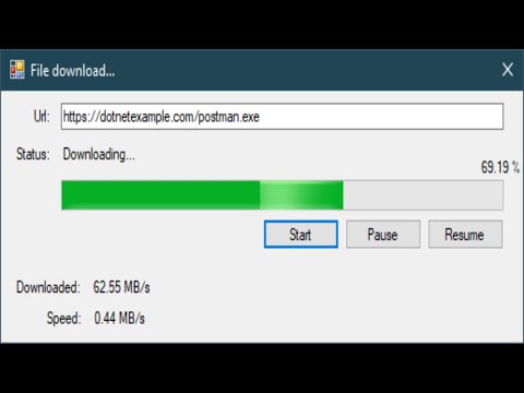 C# Tutorial - How to Download a File from Internet using C# | FoxLearn