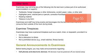 EBR ACT Online Testing: Administering the Tests