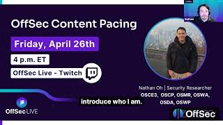 OffSec Live | Content Pacing