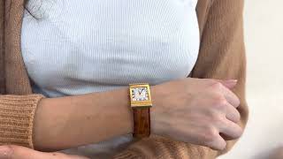 Vidéo: Montre Boucheron Vintage vers 1980 en or jaune 18k mouvement mécanique