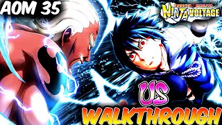 Kushina got 6 tries😮 All Out Mission 35 all stages clear US Rank walkthrough - NxB NV