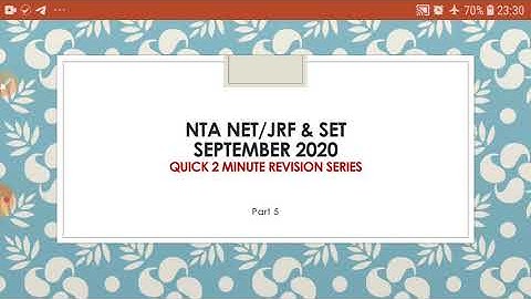 NTA NET/JRF & SET SEPTEMBER 2020 Quick 2 minute revision series part 5# Environmental Acts.