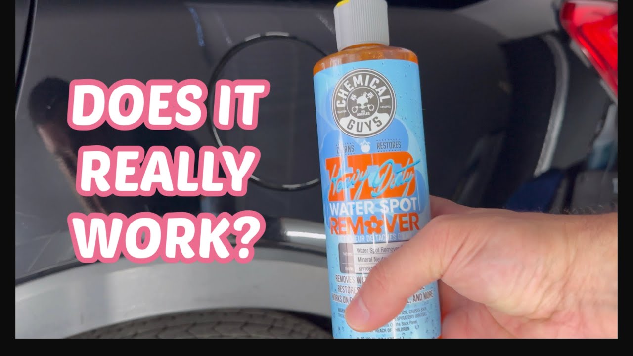Does Chemical Guys Water Spot Remover Really Work?