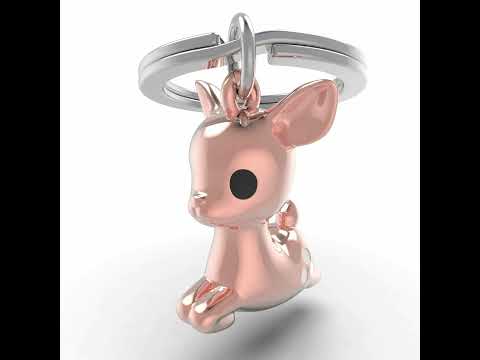 Film produktu: Brelok breloczek do kluczy jelonek - Metalmorphose