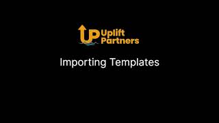 Importing Templates