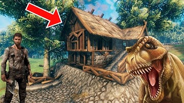 Dinos Hunter Island Survival - Open-World Games - Build A House - Gameplay #1