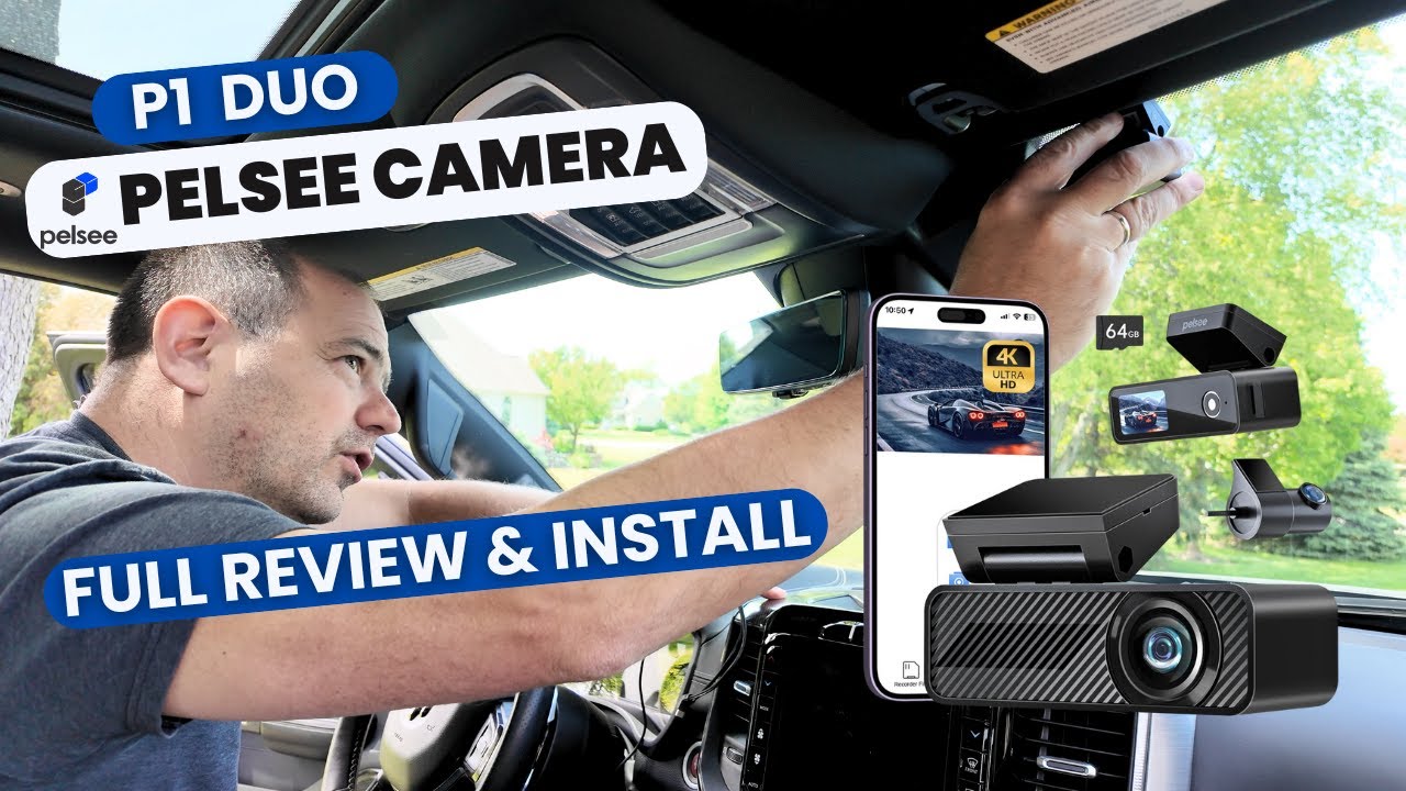 Pelsee P1 Duo Dash Camera | Install & Review - YouTube