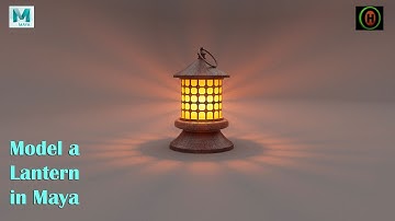Autodesk Maya | How to model a Game asset Lantern.