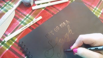 Gold Embossing Powder Tutorial