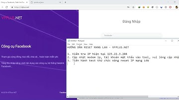 Hướng dẫn reset IP mạng LAN trong vFRegister