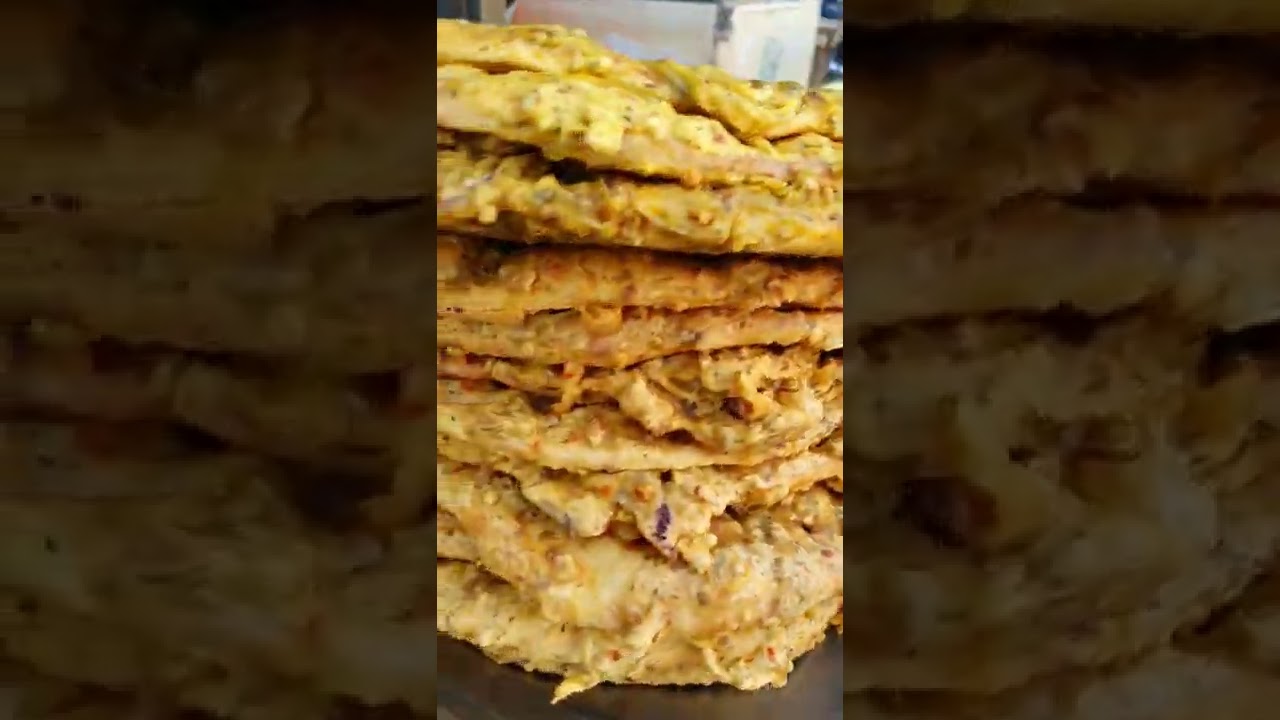 Besan Naan,  Faisalabad Street Food 