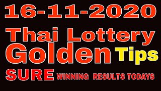 16-11-2020 Thai Lottery Golden Tip For Sure Winning Results Today screenshot 5