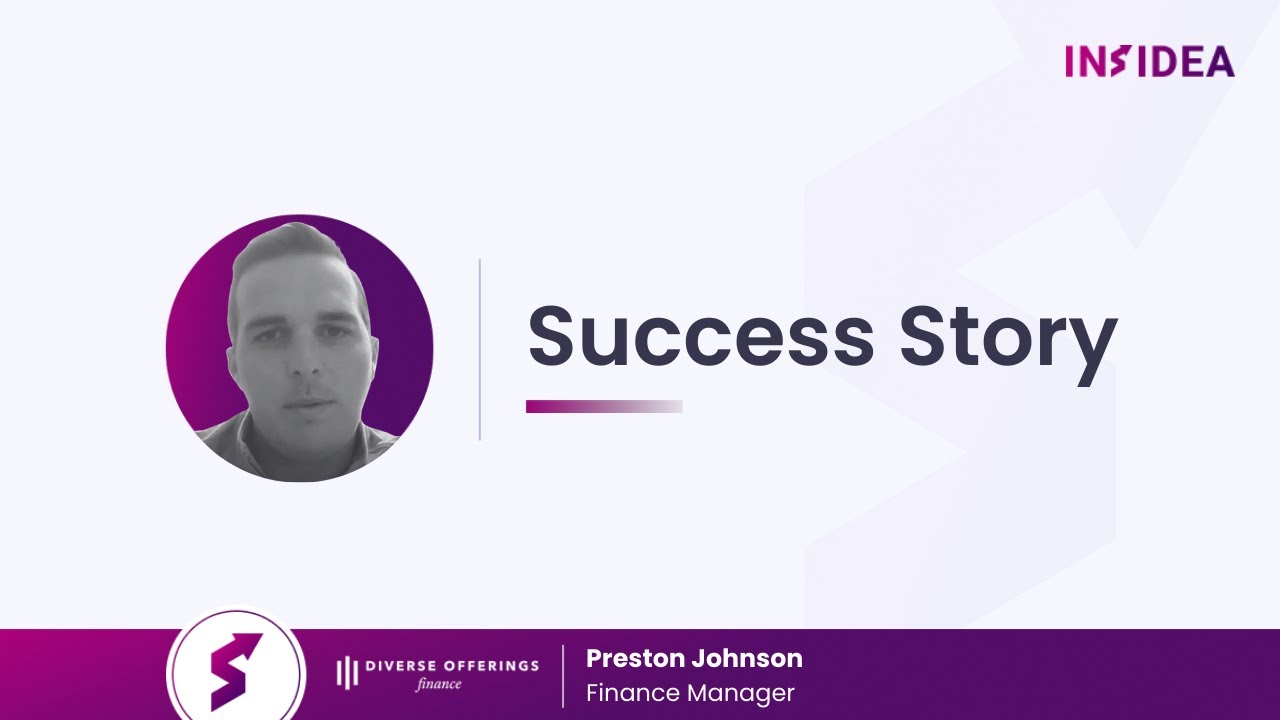 Preston Johnson, Finance Manager at Diverse Offerings Finance, Commends INSIDEA’s Impactful Services