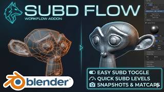 SUBD Flow Blender Addon - SubD made easy