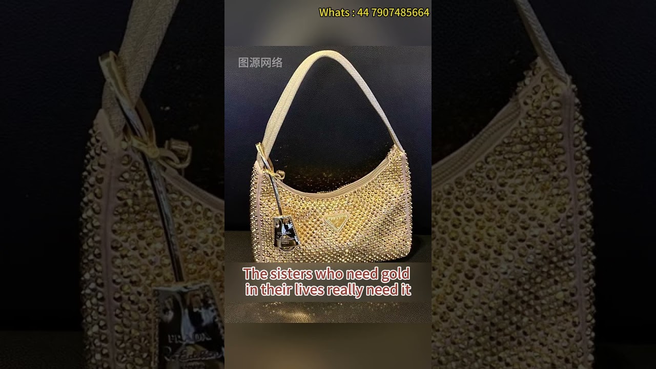 Prada Satin Mini-bag With Crystals 