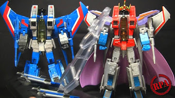 Hasbro Masterpiece THUNDERCRACKER vs. Takara MP-11 STARSCREAM