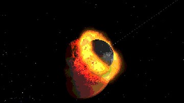 Universe Sandbox 2 - Moon Crashes Into Mars | Retro Edition!