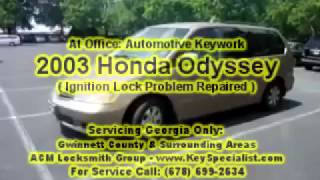 honda odyssey 2003 ignition lock