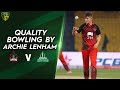 Quality bowling by archie lenham  mardan warriors vs hyderabad hunters  match 10  pjl  mv2t