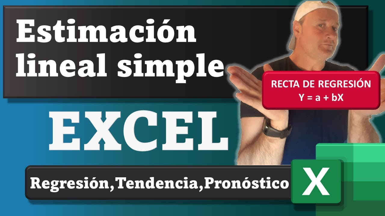 Estimaci n lineal simple en excel recta de regresi n youtube