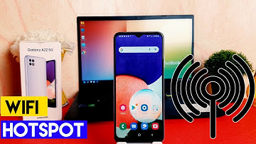 How to Set Up Mobile Hotspot on Samsung Galaxy A22 - Create WiFi Hotspot