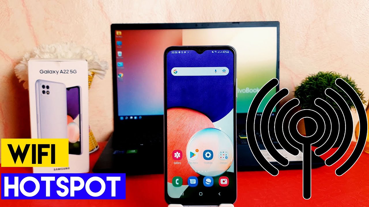 How to Set Up Mobile Hotspot on Samsung Galaxy A22 Create WiFi