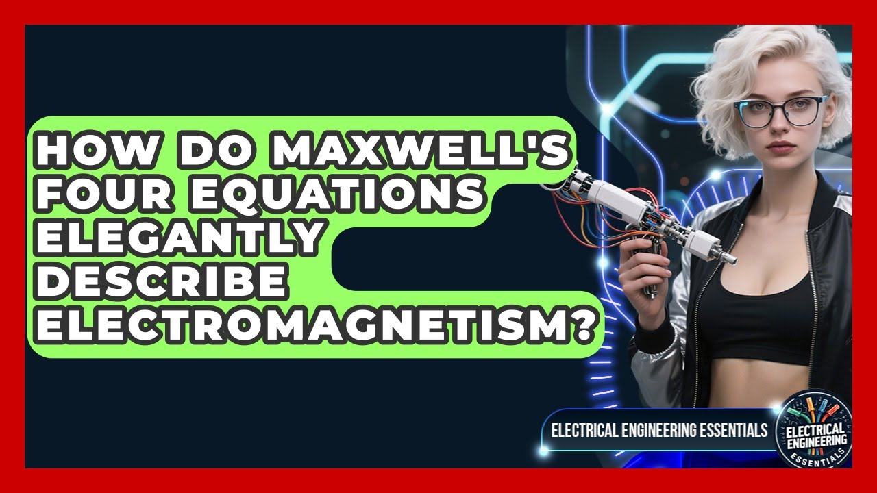 How Do Maxwell's Four Equations Elegantly Describe Electromagnetism?