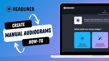 How To Create Audiograms in Headliner #Headliner #audiogram