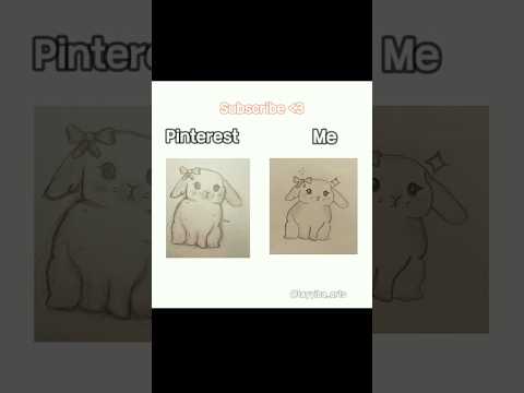 Pinterest vs me ✨ #shorts #drawing #trending #fypシ #artist #viral #sketch #song