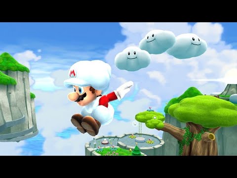 Fluffy bluff Galaxy super Mario Galaxy 2 world 1