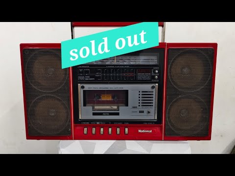 National AMBIENCE RX-F35 カセットプレーヤー Panasonic RX-F35 vintage boombox ghettoblaster - YouTube