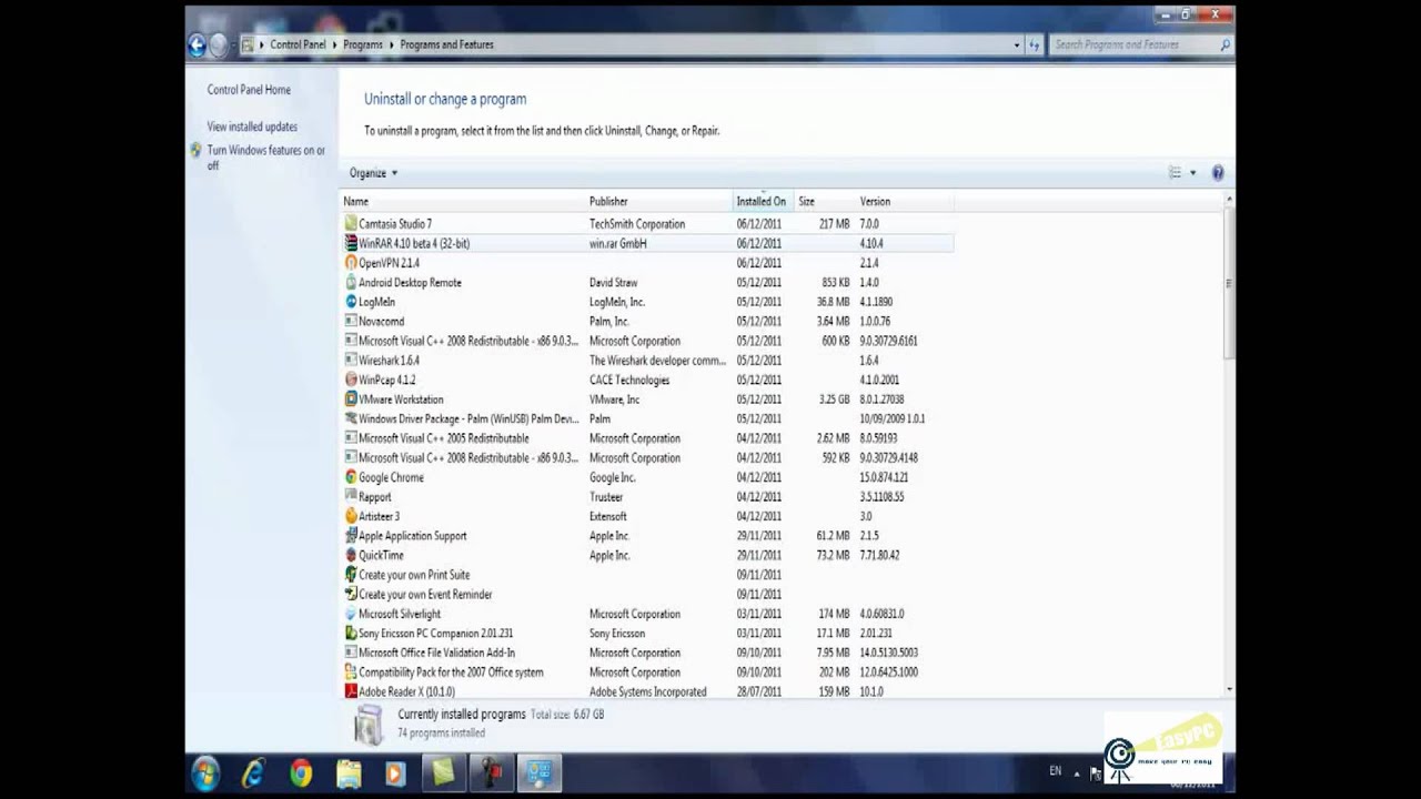 how to remove winrar how to remove winrar
