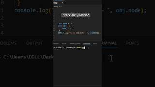 JavaScript (Js) Interview question | Part-44 #coding #javascript #code               #interview