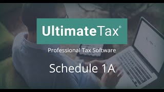 UltimateTax Schedule 1A new for 2026