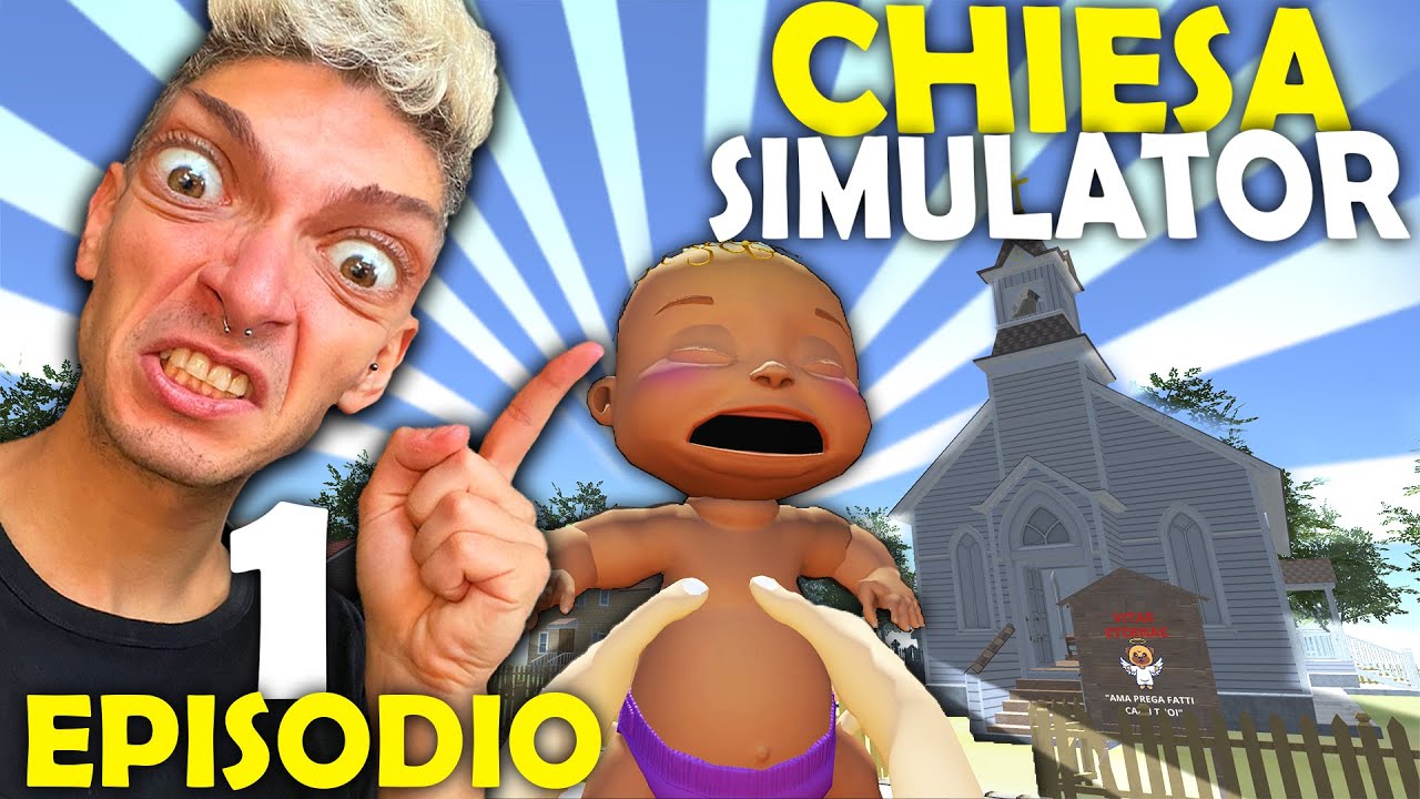 SONO DIVENTATO UN PRETE !! BATTESIMI, MATRIMONI E FUNERALI !! - CHURCH SIMULATOR #1