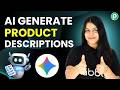 How to Generate Product Descriptions Using Gemini AI